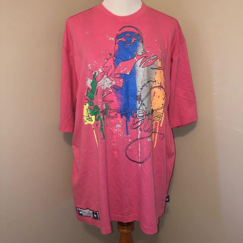 Notorious Big”Wall of Fame”Pink Splash Paint T-2XL